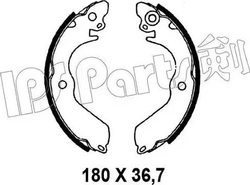 IPS Parts IBL-4587 - Bremžu loki adetalas.lv