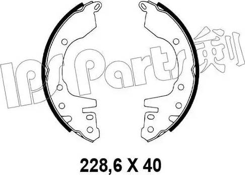 IPS Parts IBL-4529 - Bremžu loki adetalas.lv