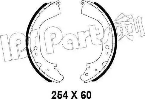 IPS Parts IBL-4192 - Bremžu loki adetalas.lv