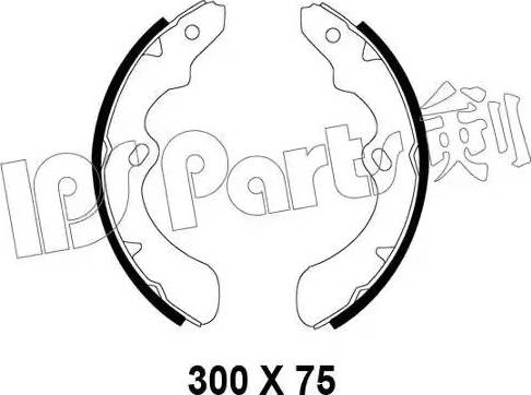 IPS Parts IBL-4133 - Bremžu loki adetalas.lv