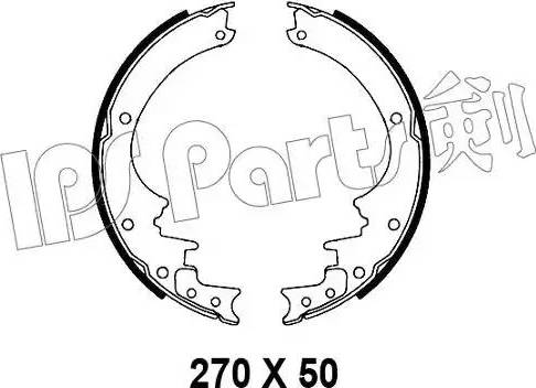 IPS Parts IBL-4132 - Bremžu loki adetalas.lv