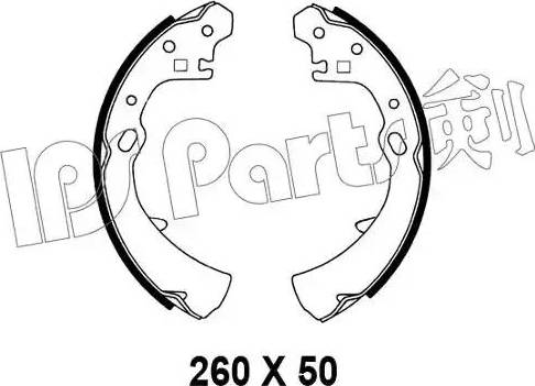 IPS Parts IBL-4137 - Bremžu loki adetalas.lv