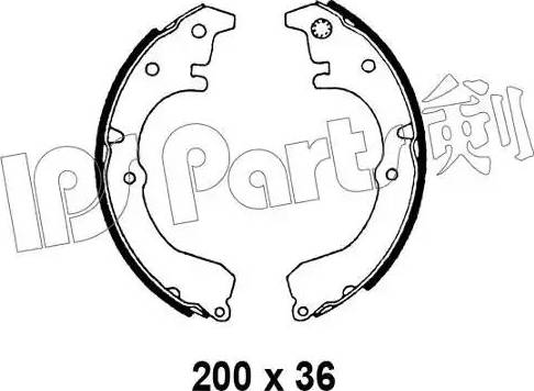 IPS Parts IBL-4299 - Bremžu loki adetalas.lv