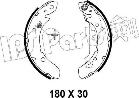 IPS Parts IBL-4701 - Bremžu loki adetalas.lv