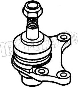 IPS Parts IJO-10214 - Balst / Virzošais šarnīrs adetalas.lv