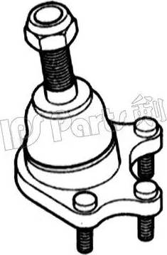 IPS Parts IJO-10227 - Balst / Virzošais šarnīrs adetalas.lv