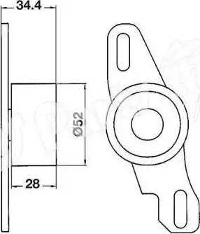 IPS Parts ITB-6803 - Siksnas spriegotājs, Zobsiksna adetalas.lv