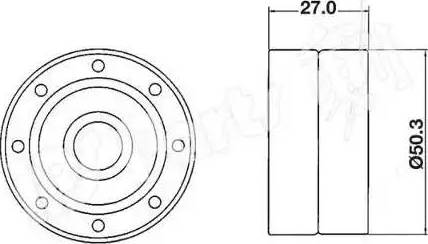 IPS Parts ITB-6230 - Siksnas spriegotājs, Zobsiksna adetalas.lv