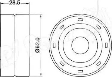 IPS Parts ITB-6225 - Siksnas spriegotājs, Zobsiksna adetalas.lv