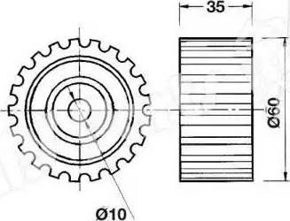 IPS Parts ITB-6702 - Siksnas spriegotājs, Zobsiksna adetalas.lv