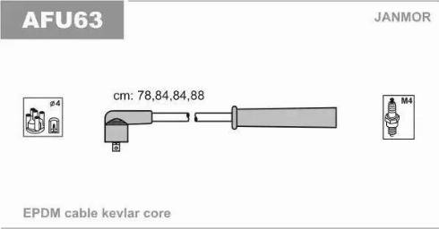 Janmor AFU63 - Augstsprieguma vadu komplekts adetalas.lv