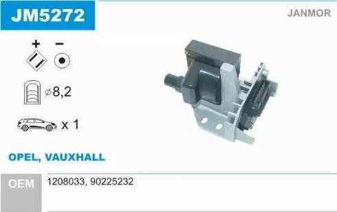 Janmor JM5272 - Aizdedzes spole adetalas.lv