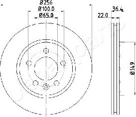 Japanparts DP-0931 - Bremžu diski adetalas.lv