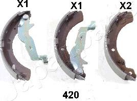 Japanparts GF-420AF - Bremžu loku komplekts adetalas.lv