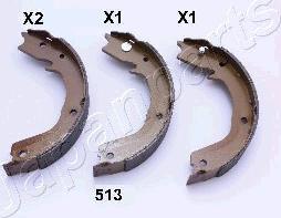 Japanparts GF-513AF - Bremžu loku kompl., Stāvbremze adetalas.lv