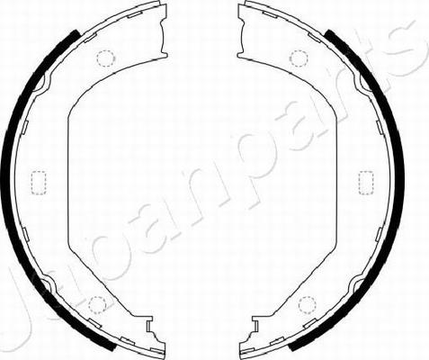 Japanparts GF-0102AF - Bremžu loku kompl., Stāvbremze adetalas.lv