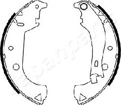 Japanparts GF-0206AF - Bremžu loku komplekts adetalas.lv