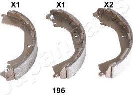 Japanparts GF-196AF - Bremžu loku komplekts adetalas.lv