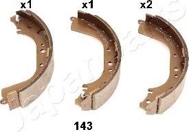 Japanparts GF-143AF - Bremžu loku komplekts adetalas.lv