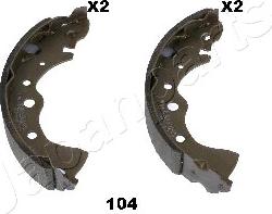 Japanparts GF-104AF - Bremžu loku komplekts adetalas.lv