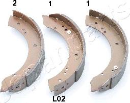 Japanparts GF-L02AF - Bremžu loku komplekts adetalas.lv