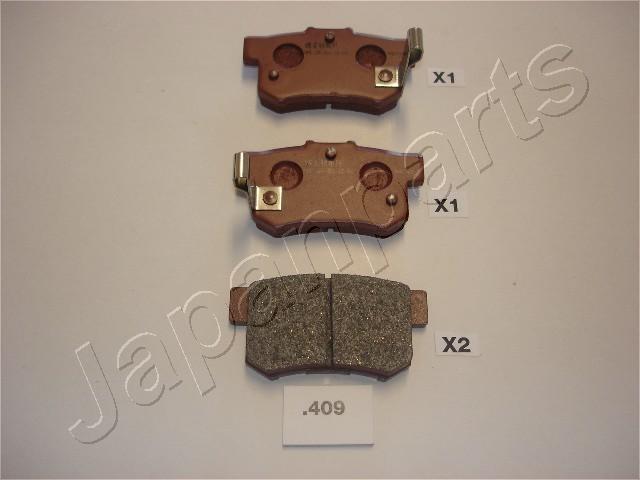 Japanparts PP-409AF - Bremžu uzliku kompl., Disku bremzes adetalas.lv