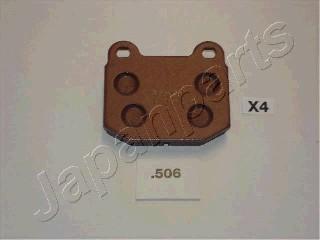 Japanparts PP-506AF - Bremžu uzliku kompl., Disku bremzes adetalas.lv