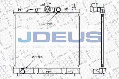 Jdeus 019M50 - Radiators, Motora dzesēšanas sistēma adetalas.lv