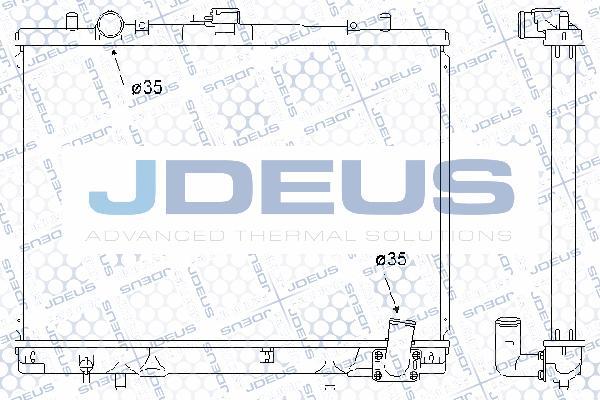 Jdeus 018M30 - Radiators, Motora dzesēšanas sistēma adetalas.lv