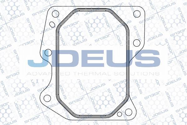 Jdeus M-4121251 - Eļļas radiators, Motoreļļa adetalas.lv