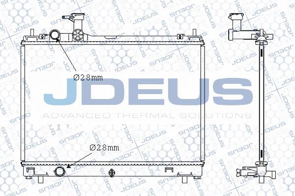 Jdeus M-0420360 - Radiators, Motora dzesēšanas sistēma adetalas.lv