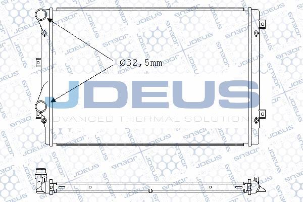 Jdeus M-0010710 - Radiators, Motora dzesēšanas sistēma adetalas.lv