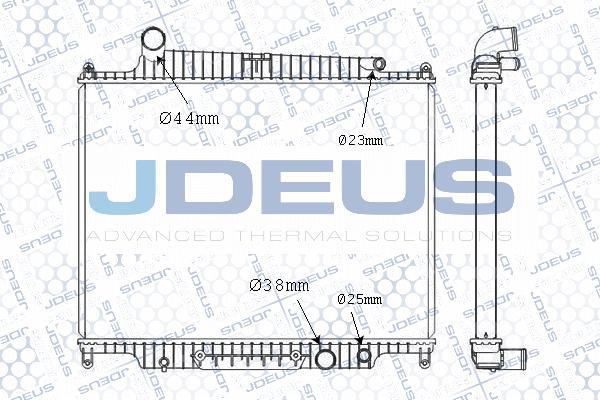 Jdeus M-0020440 - Radiators, Motora dzesēšanas sistēma adetalas.lv