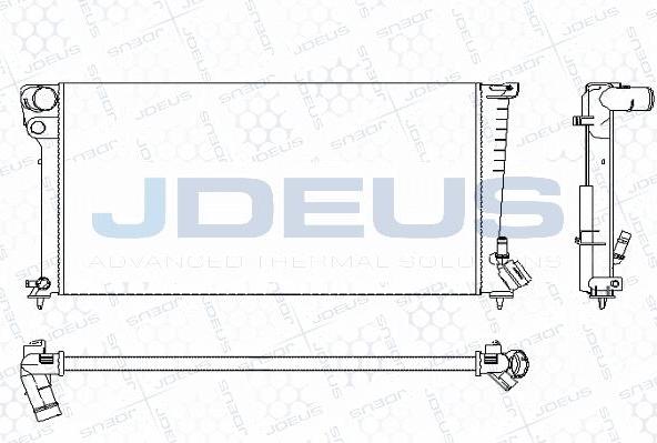 Jdeus M-0070200 - Radiators, Motora dzesēšanas sistēma adetalas.lv