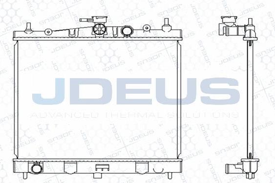 Jdeus M-0191050 - Radiators, Motora dzesēšanas sistēma adetalas.lv