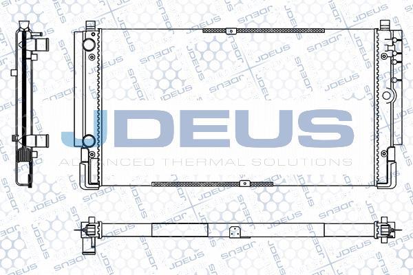 Jdeus M-0300650 - Radiators, Motora dzesēšanas sistēma adetalas.lv