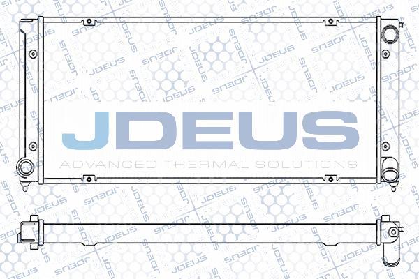 Jdeus M-0300040 - Radiators, Motora dzesēšanas sistēma adetalas.lv