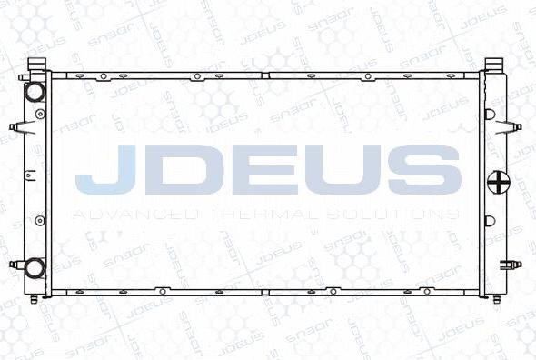 Jdeus M-0300250 - Radiators, Motora dzesēšanas sistēma adetalas.lv