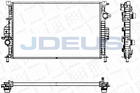 Jdeus M-0310560 - Radiators, Motora dzesēšanas sistēma adetalas.lv