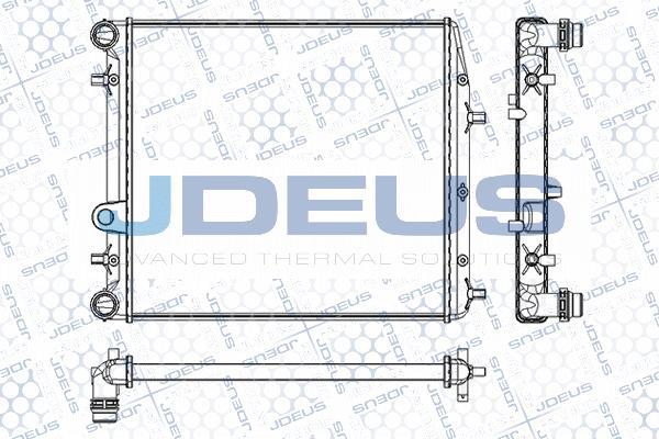 Jdeus M-0250090 - Radiators, Motora dzesēšanas sistēma adetalas.lv