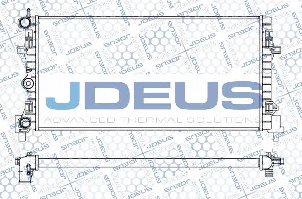 Jdeus M-0250130 - Radiators, Motora dzesēšanas sistēma adetalas.lv