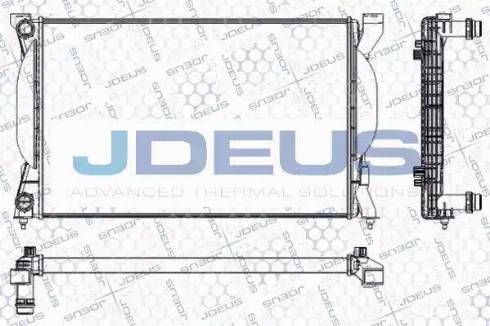 Jdeus RA0010241 - Radiators, Motora dzesēšanas sistēma adetalas.lv