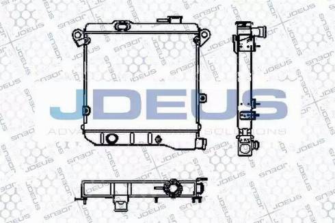 Jdeus RA0030000 - Radiators, Motora dzesēšanas sistēma adetalas.lv