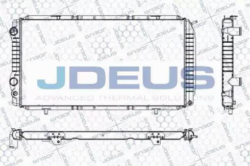 Jdeus RA0070059 - Radiators, Motora dzesēšanas sistēma adetalas.lv