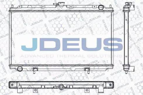 Jdeus RA0190171 - Radiators, Motora dzesēšanas sistēma adetalas.lv