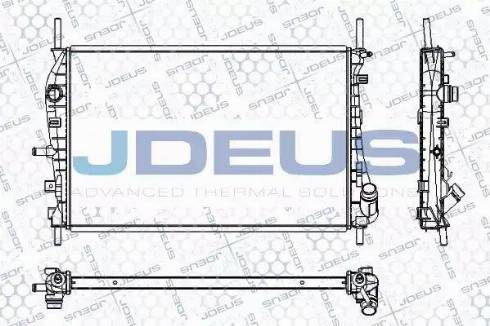 Jdeus RA0121130 - Radiators, Motora dzesēšanas sistēma adetalas.lv