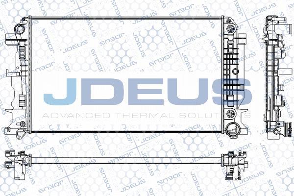 Jdeus RA0170890 - Radiators, Motora dzesēšanas sistēma adetalas.lv