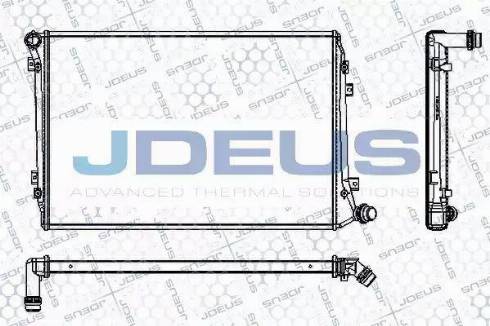 Jdeus RA0300490 - Radiators, Motora dzesēšanas sistēma adetalas.lv