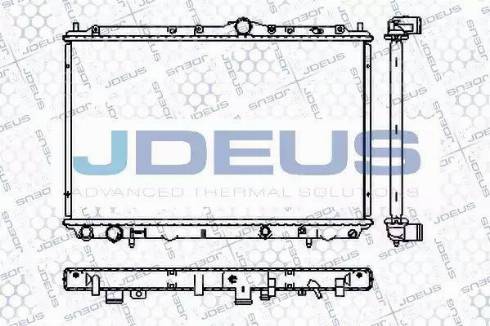 Jdeus RA0310491 - Radiators, Motora dzesēšanas sistēma adetalas.lv