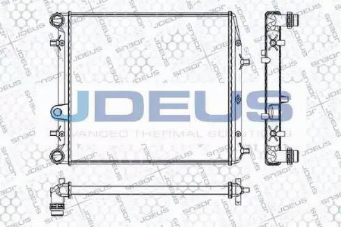 Jdeus RA0250090 - Radiators, Motora dzesēšanas sistēma adetalas.lv